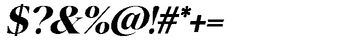 Mirebalais Bold Italic Font OTHER CHARS