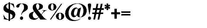 Mirebalais Bold Font OTHER CHARS