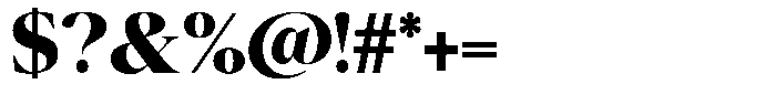 Mirebalais Extra Bold Font OTHER CHARS