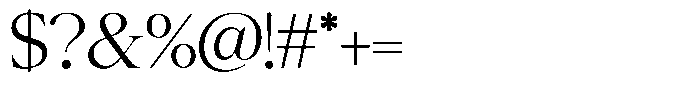Mirebalais Extra Light Font OTHER CHARS