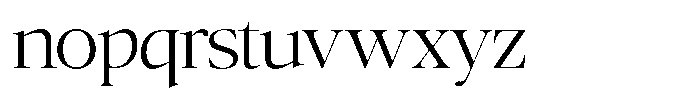 Mirebalais Extra Light Font LOWERCASE
