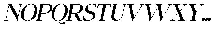 Mirebalais Italic Font UPPERCASE