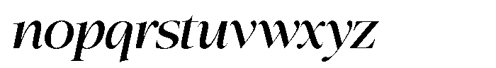 Mirebalais Italic Font LOWERCASE