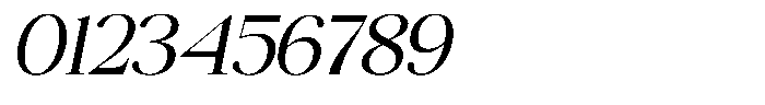 Mirebalais Light Italic Font OTHER CHARS