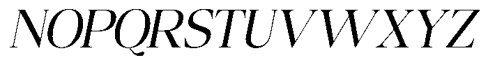 Mirebalais Light Italic Font UPPERCASE
