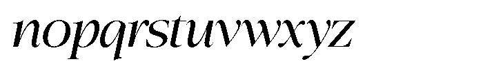 Mirebalais Light Italic Font LOWERCASE
