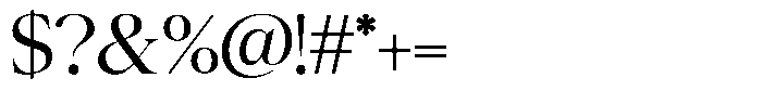 Mirebalais Light Font OTHER CHARS