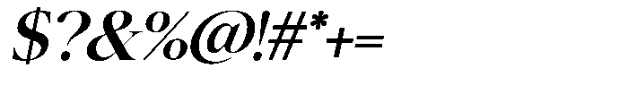 Mirebalais Medium Italic Font OTHER CHARS