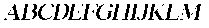 Mirebalais Medium Italic Font UPPERCASE