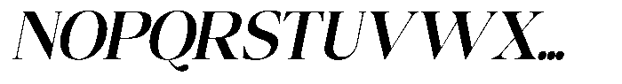 Mirebalais Medium Italic Font UPPERCASE