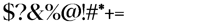 Mirebalais Regular Font OTHER CHARS