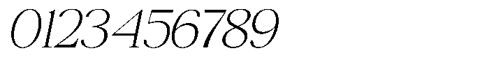 Mirebalais Thin Italic Font OTHER CHARS