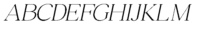 Mirebalais Thin Italic Font UPPERCASE