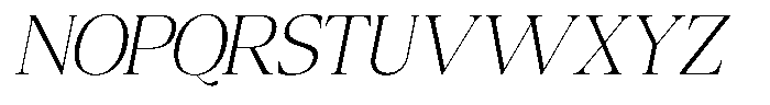 Mirebalais Thin Italic Font UPPERCASE