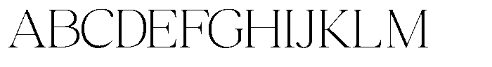 Mirebalais Thin Font UPPERCASE