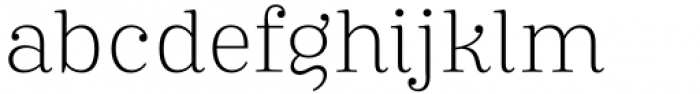 Mireille Light Font LOWERCASE