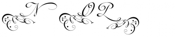 Mirella Initials Ornamentals Font UPPERCASE