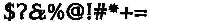 Mirhane Bold Regular Font OTHER CHARS