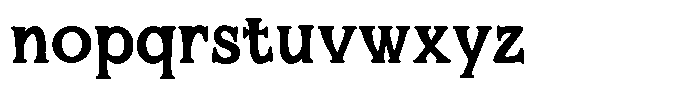 Mirhane Bold Regular Font LOWERCASE