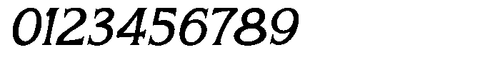 Mirhane Slant Regular Font OTHER CHARS