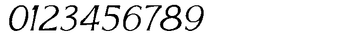Mirhane Thin Slant Regular Font OTHER CHARS
