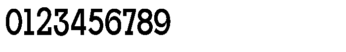 Mirk Slab Black Condensed Font OTHER CHARS