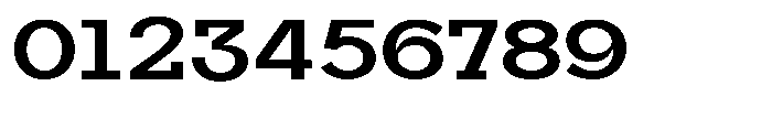Mirk Slab Black Expanded Font OTHER CHARS