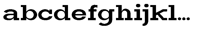 Mirk Slab Black Expanded FONT