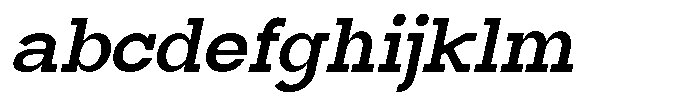 Mirk Slab Black Slanted FONT