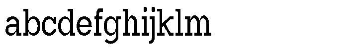 Mirk Slab Bold Condensed FONT