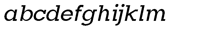 Mirk Slab Bold Italic FONT