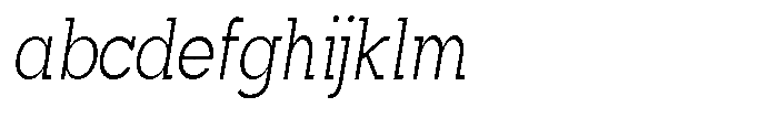 Mirk Slab Condensed Italic FONT