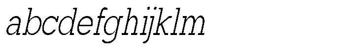 Mirk Slab Condensed Slanted FONT