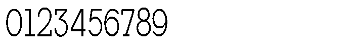 Mirk Slab Condensed Font OTHER CHARS