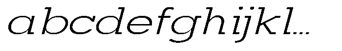 Mirk Slab Expanded Italic FONT