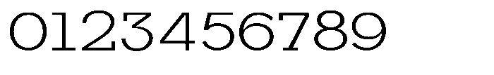Mirk Slab Expanded Font OTHER CHARS