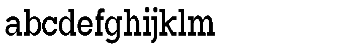 Mirk Slab Extra Bold Condensed FONT