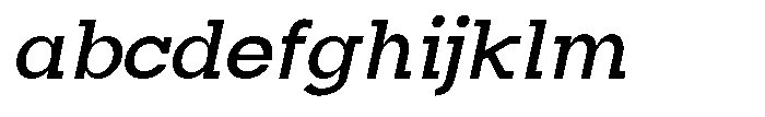 Mirk Slab Extra Bold Italic FONT