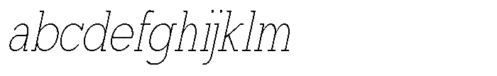 Mirk Slab Extra Light Condensed Slanted FONT