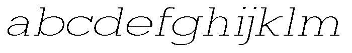 Mirk Slab Extra Light Expanded Slanted FONT