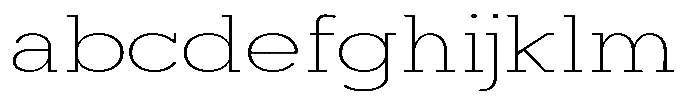 Mirk Slab Extra Light Expanded FONT