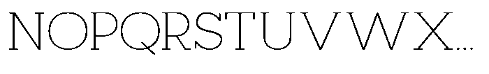 Mirk Slab Extra Light Font UPPERCASE