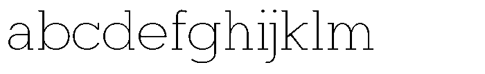 Mirk Slab Extra Light FONT