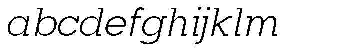 Mirk Slab Italic FONT
