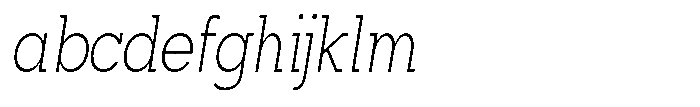 Mirk Slab Light Condensed Italic FONT