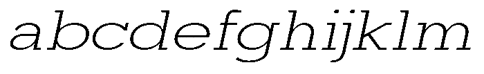 Mirk Slab Light Expanded Slanted FONT