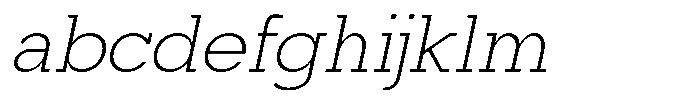 Mirk Slab Light Slanted FONT