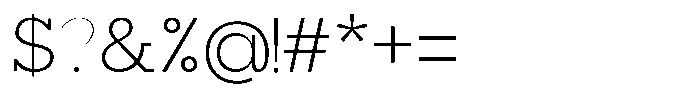 Mirk Slab Light Font OTHER CHARS
