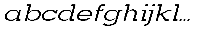 Mirk Slab Medium Expanded Italic FONT