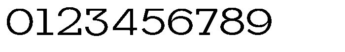 Mirk Slab Medium Expanded Font OTHER CHARS